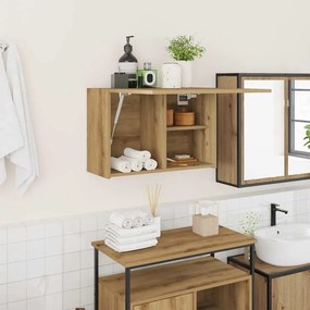vidaXL Ντουλάπι τοίχου μπάνιου Artisan Oak Κατασκευασμένο ξύλο