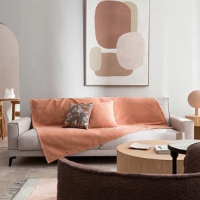 Ριχτάρι 447 13 Clay Brown Gofis Home Three-Seater 180x310cm Acrylic, Polyester