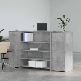 vidaXL Γραφείο υποδοχής 180x50x103,5εκ. Επεξεργασμένο Ξύλο