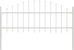 vidaXL Φράχτης Κήπου 6 pcs Λευκό 170 x 140 εκ