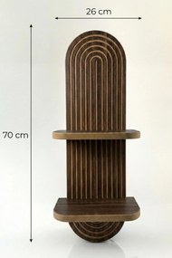 Ράφι Τοίχου Wenge BOCLA 26x13x35