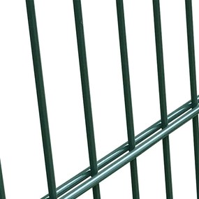 vidaXL Πόρτα Περίφραξης 2D (Μονή) Πράσινη 100x120 εκ.
