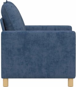 vidaXL Καναπές Μπλε 76 x 81 x 87,5 εκ Πολυεστέρας