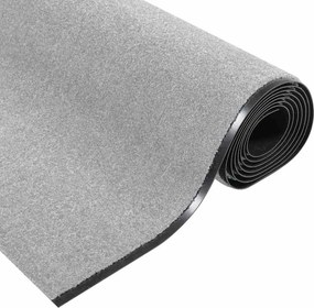 vidaXL Χαλάκι Εξώπορτας Γκρι και Μαύρο 120 x 400 cm 100% Πολυαμίδιο