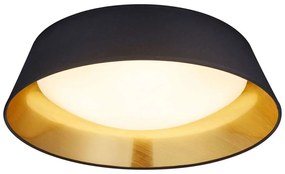 Φωτιστικό Οροφής - Πλαφονιέρα Ponts R62871879 18W Led Φ45cm 12cm Black RL Lighting Fabric