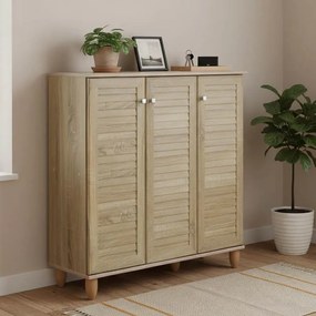 Παπουτσοθήκη-ντουλάπι SANTO 16 ζεύγων χρώμα sonoma 89,5x34,5x91,5εκ 89.5x34.5x91.5 εκ.