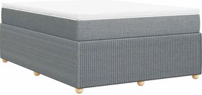 vidaXL Κρεβάτι Boxspring με Στρώμα Αν. Πράσινο 160x200εκ Υφασμάτινο