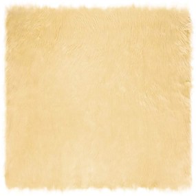 vidaXL Χαλί από τεχνητό πρόβειο δέρμα TAFALLA Κρεμ 240 x 240 cm