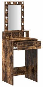 vidaXL Τραπέζι περιποίησης Καφέ 50 x 41 x 140 εκ. Επεξεργασμένο ξύλο