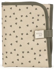 Αλλαξιέρα Ταξιδίου (33x66) Walking Mum Poppy Olive Hearts