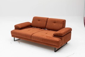 2-Seat Sofa-Bed Mustang - Orange Orange