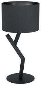 Φωτιστικό Επιτραπέζιο 39888 Balnario E27/1 Black Eglo Metal, Fabric