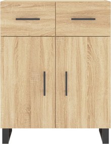 vidaXL Ντουλάπι Sonoma Δρυς 69,5 x 34 x 90 εκ. από Επεξεργασμένο Ξύλο