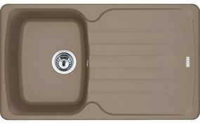 Franke Antea AZG 611-86 Oyster Γρανιτένιος Νεροχύτης 45cm