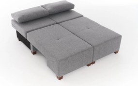 3-Seat Sofa-Bed Perenna Linen - Grey Grey
