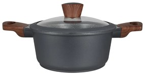 Κατσαρόλα 01-1155 Stone 28Cm Χυτό Αλουμίνιο Anthracite Estia 28cm Aluminium