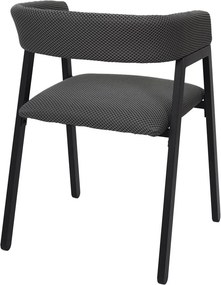 ΚΑΡΈΚΛΕΣ &amp; ΠΟΛΥΘΡΌΝΕΣ DESIGN ARMCHAIR ATOM GREY M2 A1/M2 HD0466