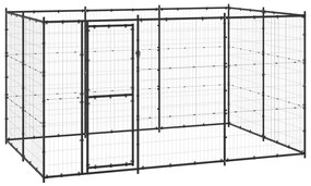 vidaXL Κλουβί Σκύλου Εξωτερικού Χώρου 7,26 μ² από Ατσάλι