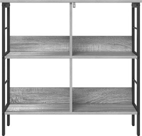 vidaXL Ράφι Βιβλίων 4 επιπέδων 82 x 32 x 79 εκ. Επεξεργασμένο Ξύλο