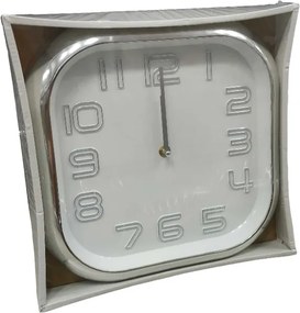 Ρολόι τοίχου - 735D - 100034 - White/Silver