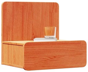 vidaXL Κομοδίνο 2 pcs Καφέ κεριού 44 x 32.5 x 40 εκ. Μασίφ ξύλο πεύκου