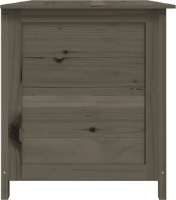 vidaXL Κουτί Μαξιλαριών Εξ. Χώρου Ανθρακί 150x50x56 εκ. Μασίφ Ελάτη
