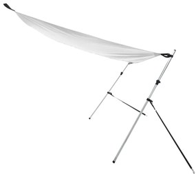 vidaXL Επέκταση Σκιάστρου Σχήμα Τ Λευκή 170x208x(115-183) εκ.