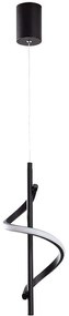 Φωτιστικό Οροφής Likma 119FRS1513 16x16x50/100cm Led 11W 3000K Black Opviq