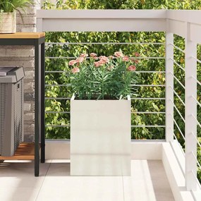 vidaXL Γλάστρα Κήπου Επικαλυμμένος Χάλυβας 32 x 32 x 40 εκ.