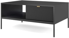 Τραπεζάκι Nova Ανθρακί 104x68x46cm