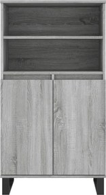 vidaXL Ντουλάπι Γκρι Sonoma 60 x 36 x 110 εκ. από Επεξεργασμένο Ξύλο