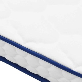 vidaXL Στρώμα με Αφρό Μνήμης Λευκό 70x200x17 εκ. μαλακό