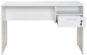 Γραφείο εργασίας σε λευκό χρώμα 120x60x75