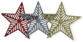 Σετ Χριστουγεννιάτικα στολίδια - 10cm - 3pcs - 230102-230102