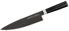 Μαχαίρι Σεφ MO-V Stonewash SM-0085B 21,5cm Black Samura Stainless Steel