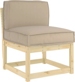 vidaXL Μαξιλάρι Taupe 60 x 40 x 12 cm Ύφασμα Όξφορντ