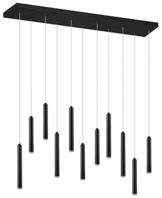 Φωτιστικό Οροφής - Ράγα Led Tubular 321611132 Black Trio Lighting Metal