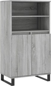 vidaXL Ντουλάπι Γκρι Sonoma 60 x 36 x 110 εκ. από Επεξεργασμένο Ξύλο