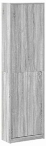 vidaXL Ντουλάπι Γκρι sonoma 55 x 25 x 189 εκ. Επεξεργασμένο ξύλο