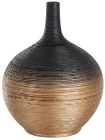 Βάζο Κεραμικό Μαύρο-Χρυσό Φ18cm Saryksu 421414 Eglo 421414