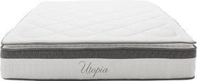 Στρώμα Utopia pakoworld pocket spring με ανώστρωμα 30-32cm 150x200εκ