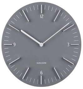 Ρολόι Τοίχου Detailed KA5782GY Φ30cm Grey Karlsson Ξύλο