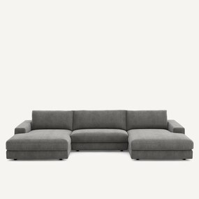 Καναπές 5 θέσεων από βισκόζη και πολυεστέρα, Skander