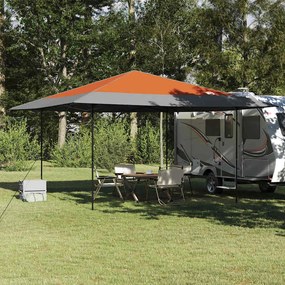 vidaXL Σκηνή Σκίασης Πορτοκαλί 400 x 400 x 227 / 236 / 245 εκ