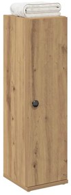 Ντουλάπι μπάνιου με θήκη για ρολό Αρτισιανή Δρυς 20,5x22x72 εκ.