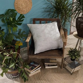 Μαξιλάρι Δικαοσμητικό (Με Γέμιση) Messina 04 Grey Teoran 65Χ65 Cotton-Polyester