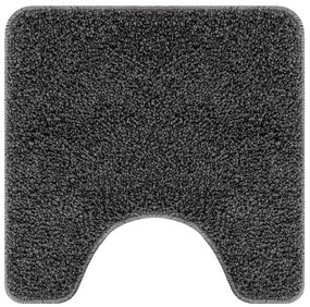 vidaXL Πατάκι μπάνιου 2 pcs Σκούρο γκρι 50 x 50 cm Πολυπροπυλένιο