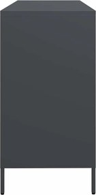 vidaXL Ντουλάπι Ανθρακί 135x39x73,5 εκ. από Χάλυβα Ψυχρής Έλασης