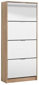 Παπουτσοθήκη Hugo 24 με Καθρέπτη Sonoma 67x28x155 εκ. 67x28x155 εκ.