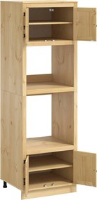vidaXL Ντουλαπιού (Cabinet) SKI Μέλι Καφέ 66 x 58 x 207 εκ